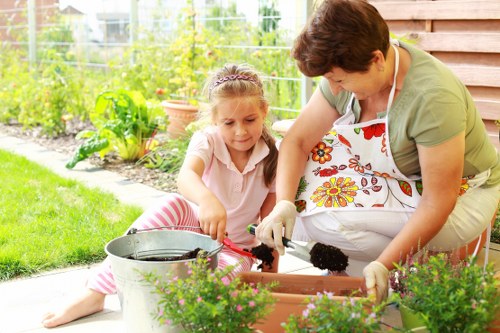 Professional landscape installation and planting in Lee